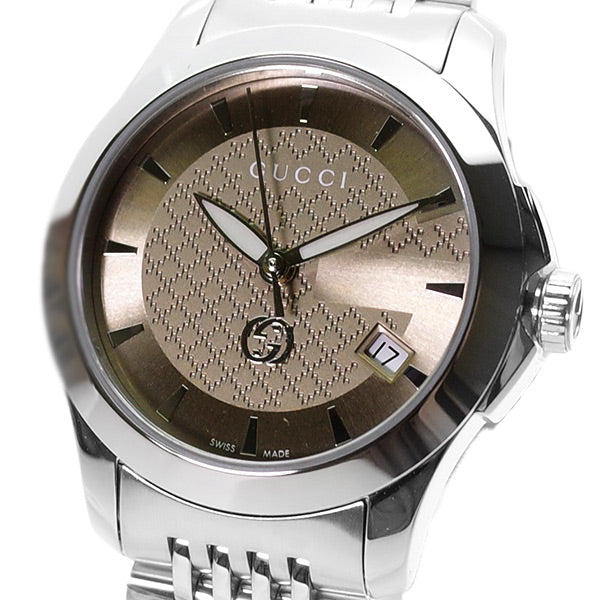 グッチ GUCCI 腕時計 レディース YA1265007 クォーツ シャンパンゴールド シルバー